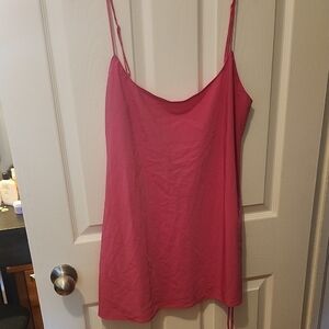 Vintage La Semza Pink Spaghetti Strap Chemise